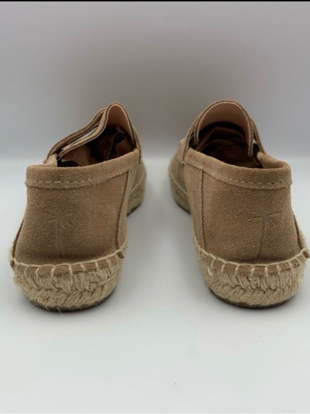 Luxury Tan Suede espadrille Loafers - Picture 6 of 8